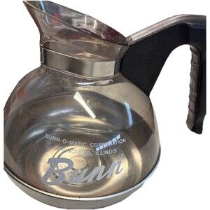 Bunn plastic Coffee Carafe Replacement Pot Black Handle 12 Cup Bunn-O-Matic READ